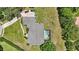 Aerial view showing house, pool, and backyard at 9502 Hempel Cove Blvd, Windermere, FL 34786