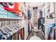 Large walk-in closet with ample shelving and hanging space at 2518 Fontaine Dr, Kissimmee, FL 34741