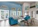 Community lounge with comfortable seating and natural light at 573 Viola Dr, Davenport, FL 33837