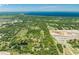 Aerial view showing a property's location near a lake and other properties at 1235 Hackney Rd, St Cloud, FL 34771