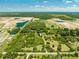 Aerial view of property showing lot size and location near water features at 1235 Hackney Rd, St Cloud, FL 34771
