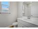 Clean bathroom with white vanity and tile shower at 4248 Sawtooth Ct, Tavares, FL 32778