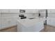 Modern kitchen with stainless steel appliances and an island at 4248 Sawtooth Ct, Tavares, FL 32778