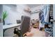 Convenient home office with built-in shelving and desk at 350 Madison Dr, Davenport, FL 33837
