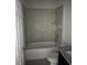 Clean bathroom with a shower/tub combo and granite vanity at 2757 Creekmore Ct, Kissimmee, FL 34746