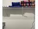 Wire shelving unit with neatly folded towels at 793 Benoi Dr, Davenport, FL 33896