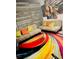 Spacious basement with two sofas and colorful rug at 793 Benoi Dr, Davenport, FL 33896