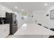 Modern kitchen with stainless steel appliances and island at 3191 Paradox Cir # 205, Kissimmee, FL 34746