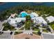 Aerial view of resort-style pool and cabana at 301 Captiva Dr, Davenport, FL 33896