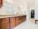 Bathroom with double vanity and walk-in shower at 2516 Pickett Ave, Saint Cloud, FL 34772