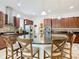 Large kitchen island with granite countertop, perfect for casual dining at 2516 Pickett Ave, Saint Cloud, FL 34772