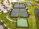 Well-lit tennis and pickleball courts at 2516 Pickett Ave, Saint Cloud, FL 34772