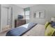 King-size bed in a bedroom with access to bathroom at 1754 Caribbean View Ter, Kissimmee, FL 34747