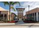 Community center entrance with landscaping and walkway at 1754 Caribbean View Ter, Kissimmee, FL 34747