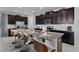 Spacious kitchen with an island and breakfast bar, offering plenty of counter space at 1754 Caribbean View Ter, Kissimmee, FL 34747