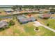 Aerial view of canal front home at 720 Shore Drive, Kissimmee, FL 34744