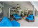 Comfortable patio furniture near the pool at 4450 Kaiser Ave, St Cloud, FL 34772