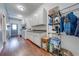 Laundry room with washer, dryer, cabinets, and additional storage at 4450 Kaiser Ave, St Cloud, FL 34772