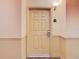 Private condo entrance with neutral colors and a numbered door at 8125 Resort Village Dr # 51104, Orlando, FL 32821