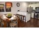Modern kitchen with stainless steel appliances at 3208 Cupid Pl, Kissimmee, FL 34747