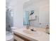 Bathroom with updated vanity and shower/tub combination at 5012 Laguna Bay Cir # 74, Kissimmee, FL 34746