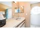 Clean bathroom with single sink vanity and shower at 5012 Laguna Bay Cir # 74, Kissimmee, FL 34746