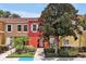 Front view of charming townhome with landscaping at 2758 Sun Key Pl, Kissimmee, FL 34747