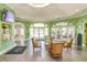 Community clubhouse lobby with comfortable seating and fitness center access at 2758 Sun Key Pl, Kissimmee, FL 34747