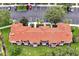 Top-down aerial showcasing the townhome's layout and location at 2758 Sun Key Pl, Kissimmee, FL 34747