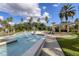 Community entrance with fountains and lush landscaping at 2758 Sun Key Pl, Kissimmee, FL 34747