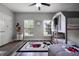 Bedroom with bunk beds, Mickey Mouse decor, and lots of natural light at 7714 Excitement Dr, Reunion, FL 34747