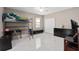 Bedroom with a built-in loft bed and desk at 5222 Waterside Vista Ln, St Cloud, FL 34771