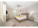 Spacious bedroom with a king-size bed and stylish decor at 2744 Bookmark Dr, Kissimmee, FL 34746