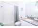 Updated bathroom with a bathtub and shower at 3028 Protagonist St, Kissimmee, FL 34746