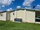 Exterior view of a single-wide manufactured home at 5013 Foxwood Blvd, Lakeland, FL 33810