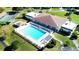 Resort-style pool with clubhouse nearby at 5013 Foxwood Blvd, Lakeland, FL 33810