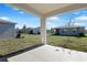 Covered patio overlooks a spacious backyard at 4256 Sawtooth Ct, Tavares, FL 32778