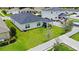 An aerial view of the home and fenced backyard at 2894 Mosshire Cir, Saint Cloud, FL 34772