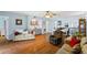 Open living room with hardwood floors and neutral decor at 15 Escondido Cir # 141, Altamonte Springs, FL 32701