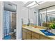 Bathroom with walk-in shower and single sink vanity at 15 Escondido Cir # 141, Altamonte Springs, FL 32701