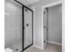 Bathroom with a large shower and glass enclosure at 4236 Sawtooth Ct, Tavares, FL 32778