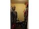 Spacious closet with double hanging rods and shelving at 624 Gull Dr, Poinciana, FL 34759