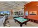 Community game room with pool tables and views at 500 Playa Dr, Davenport, FL 33837