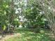 Lush backyard with mature trees and open grassy area at 1632 N Fullers Cross Rd, Winter Garden, FL 34787