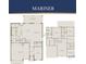 Floor plan of the Mariner model, showcasing the layout and dimensions of various rooms at 2867 Matera Dr, St Cloud, FL 34771