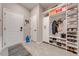 Inviting entryway with coat closet and storage at 2867 Matera Dr, St Cloud, FL 34771