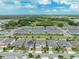 Aerial view of community, showcasing townhouses and homes at 2867 Matera Dr, St Cloud, FL 34771