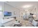 Open concept living and dining area with modern decor at 3171 Paradox Cir # 403, Kissimmee, FL 34746