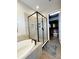 Spa-like bathroom with soaking tub and walk-in shower at 8079 Nemours Pkwy, Orlando, FL 32827