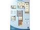 2 bed, 2 bath, 2 car garage floor plan with courtyard at 8079 Nemours Pkwy, Orlando, FL 32827